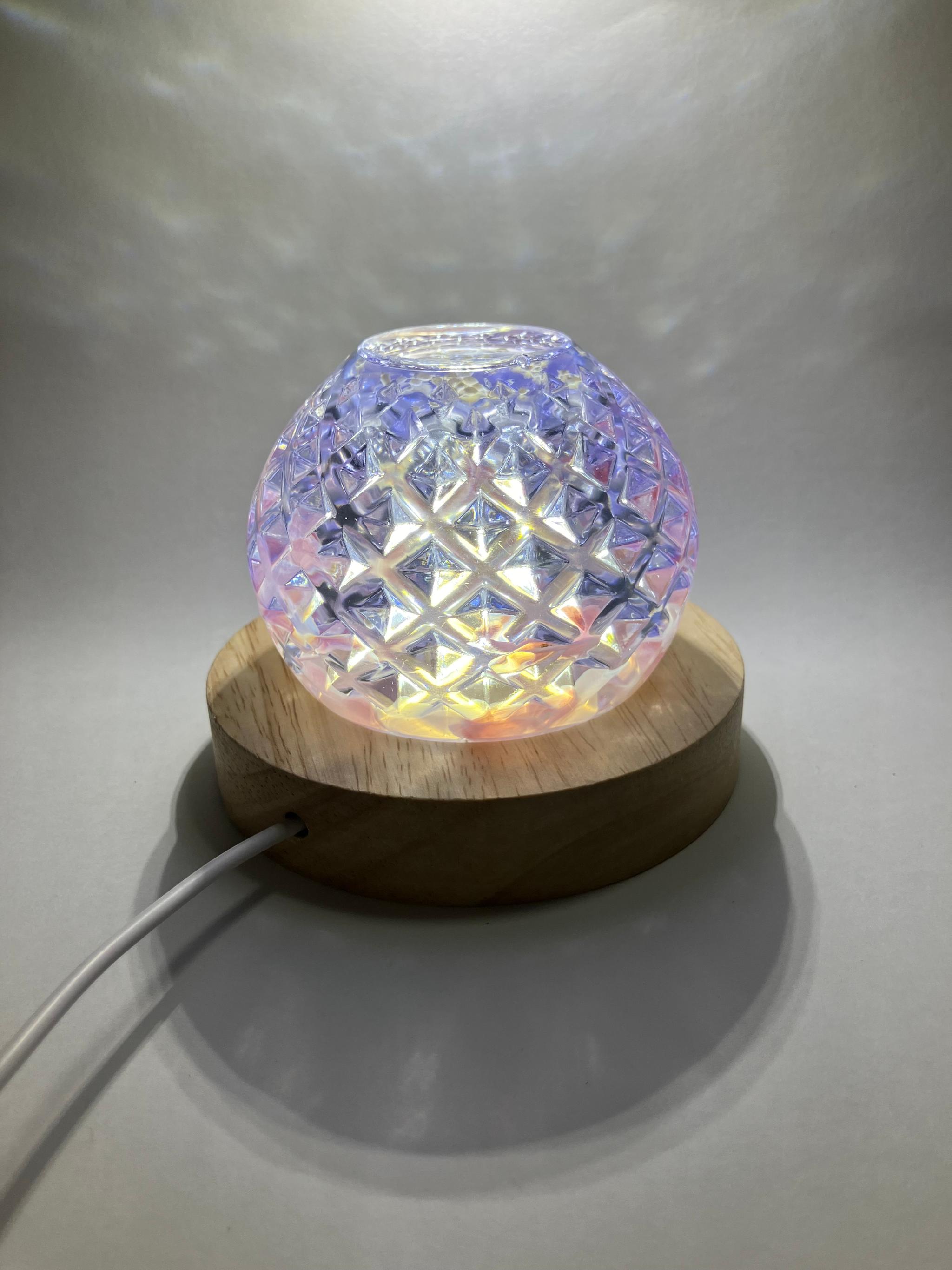 幻想的なクラゲのランタン（薄紫）