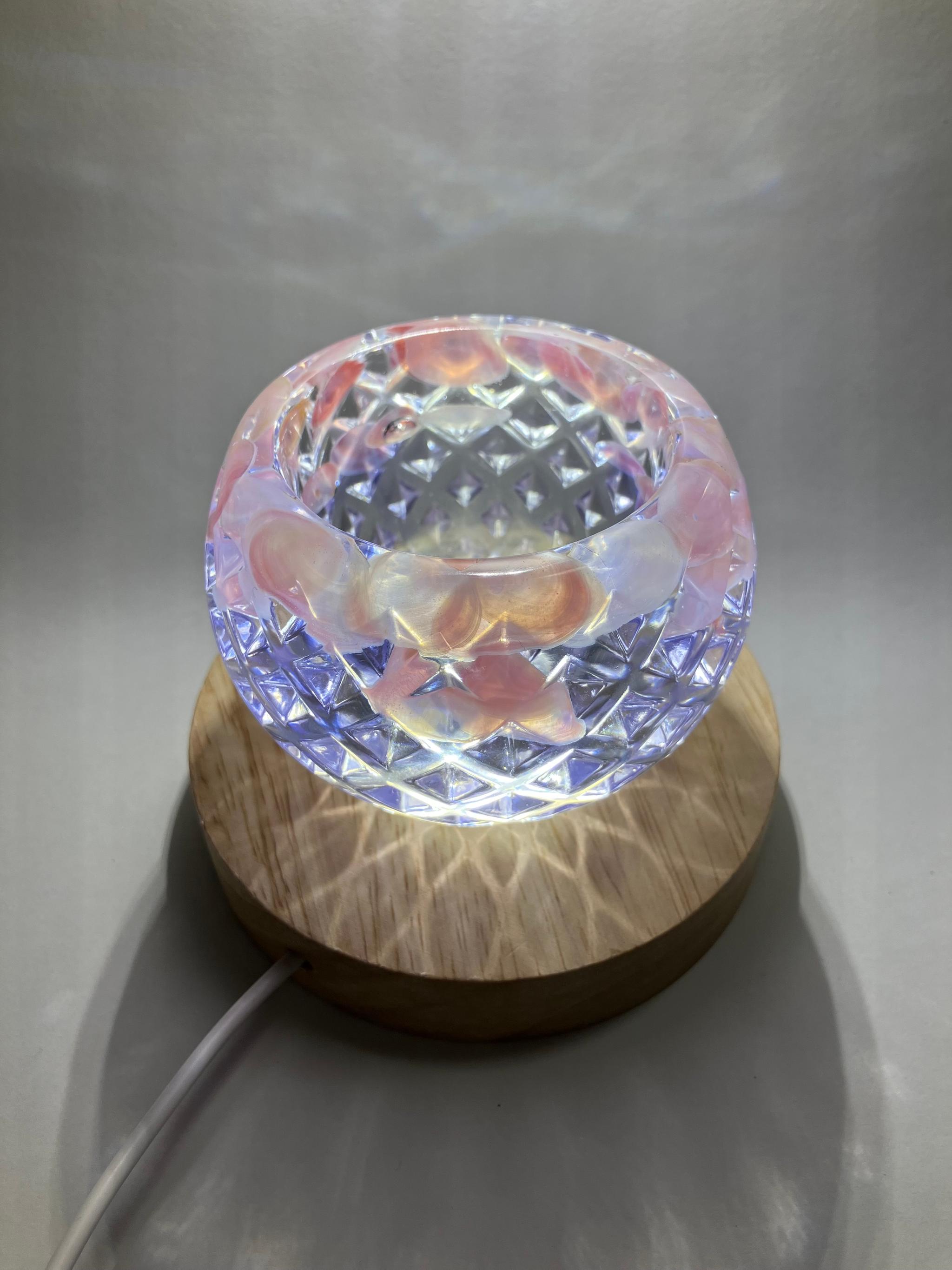 幻想的なクラゲのランタン（薄紫） | 3枚目