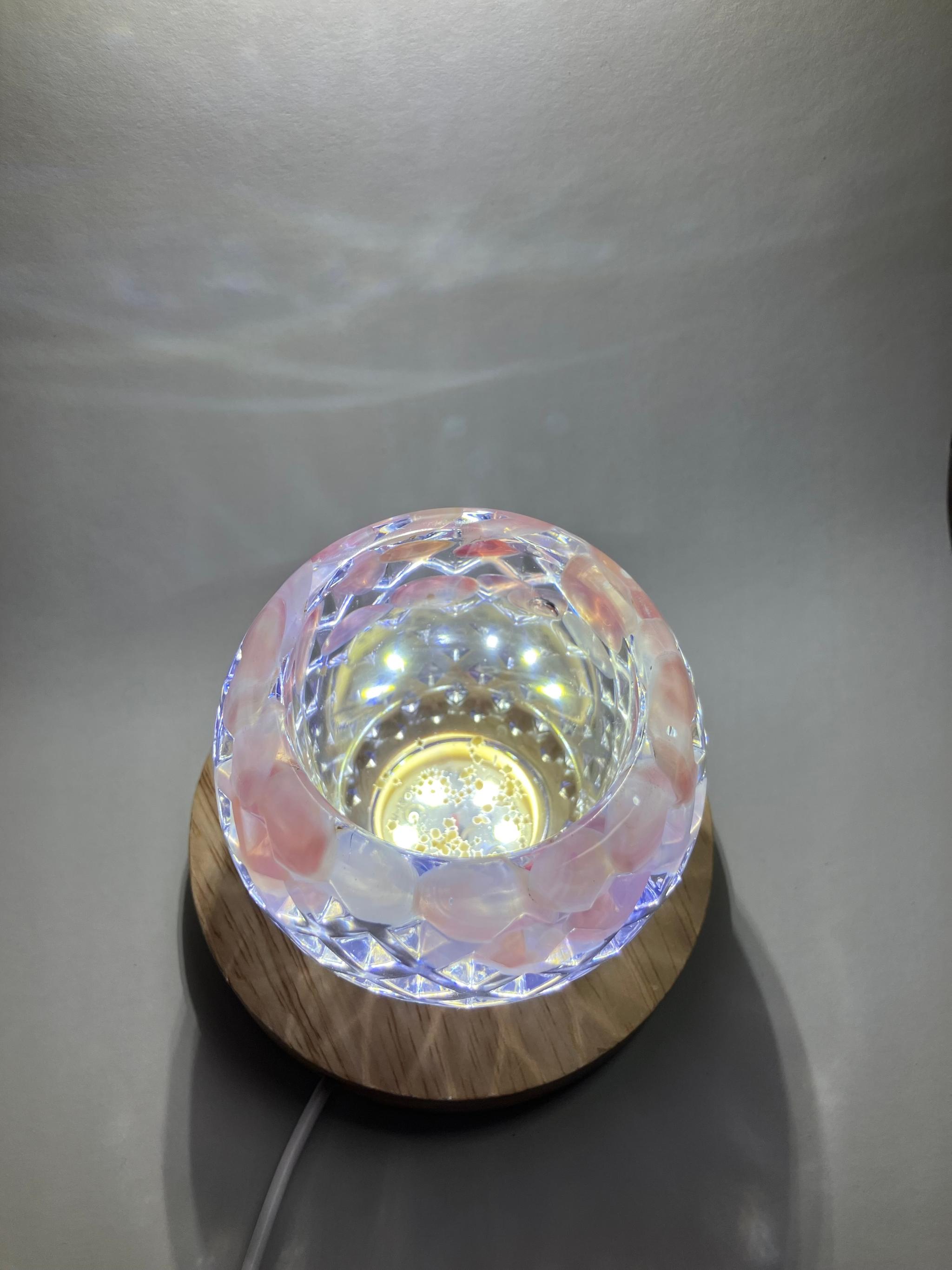 幻想的なクラゲのランタン（薄紫） | 5枚目