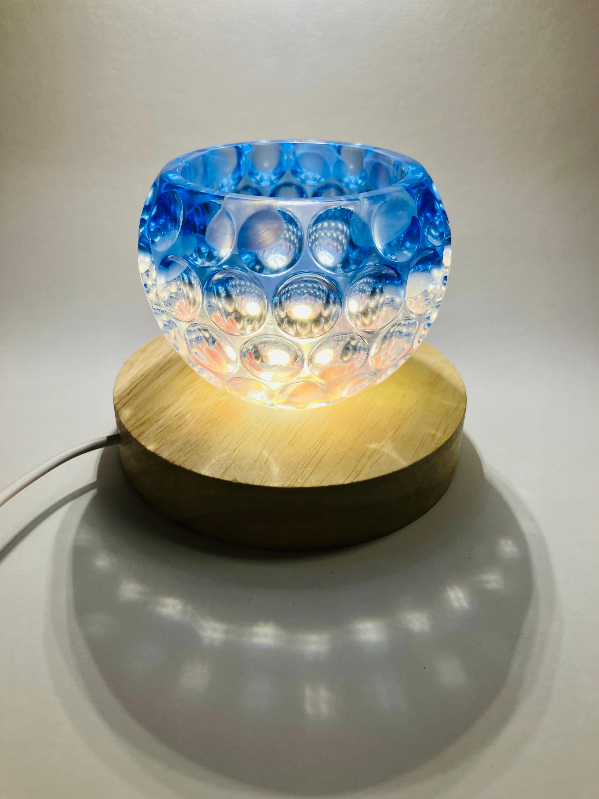 幻想的なクラゲのランタン（青） | 12枚目