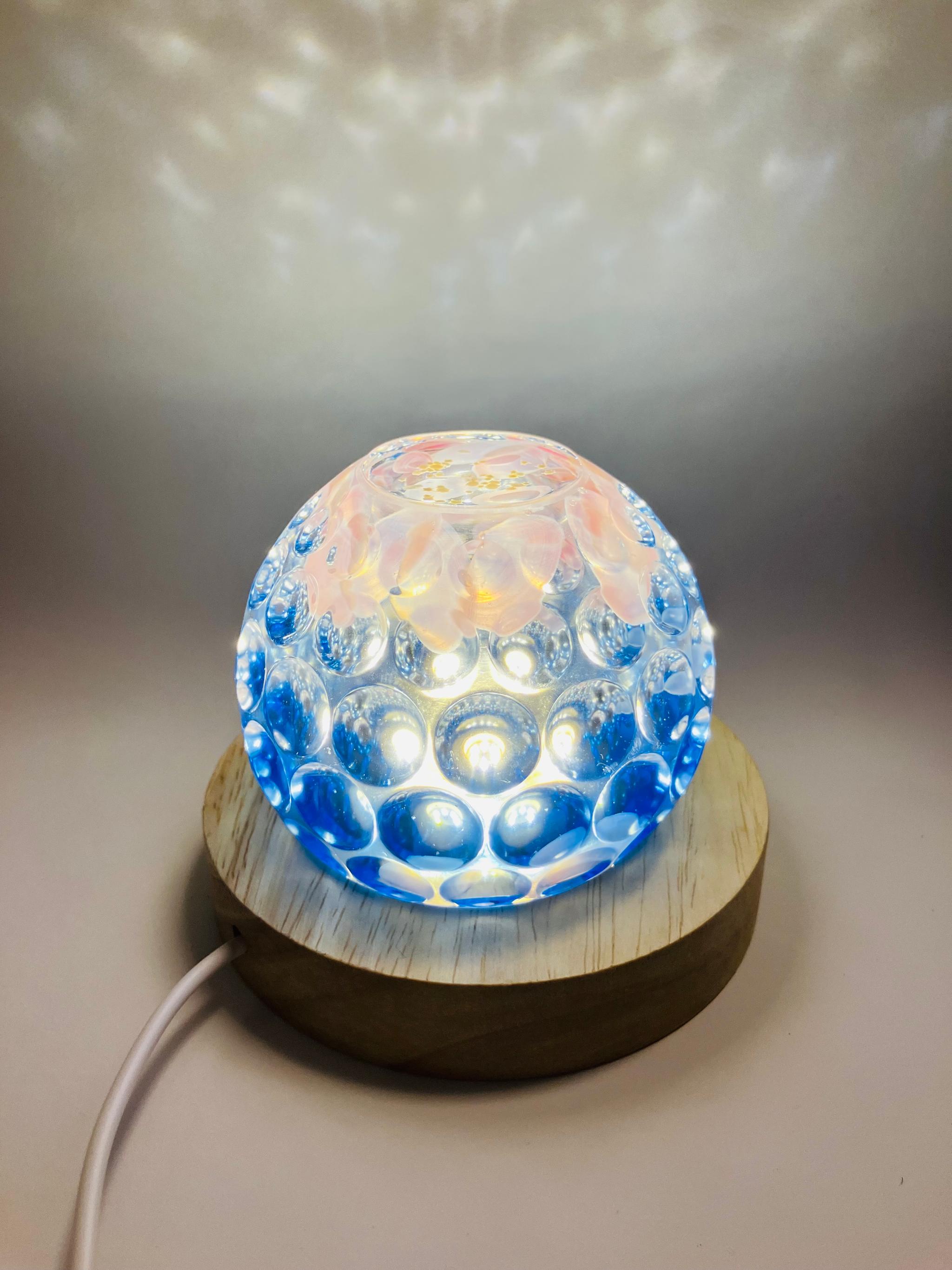 幻想的なクラゲのランタン（青） | 2枚目