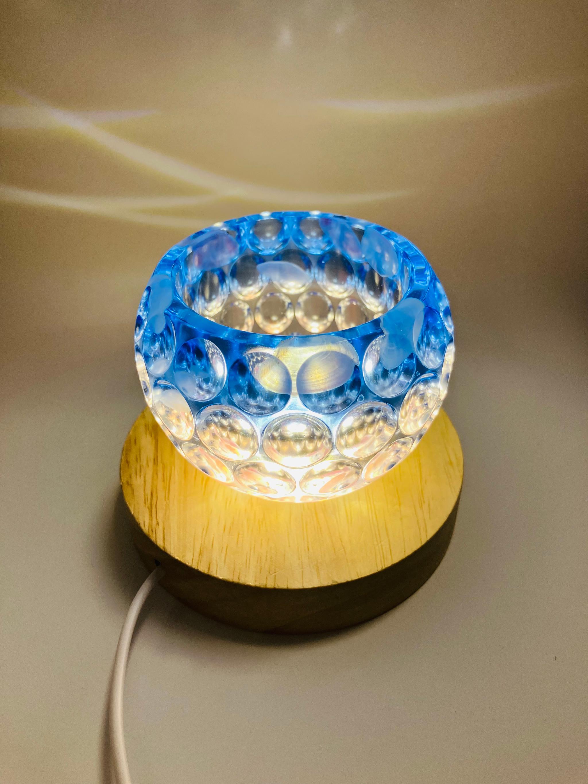 幻想的なクラゲのランタン（青） | 3枚目