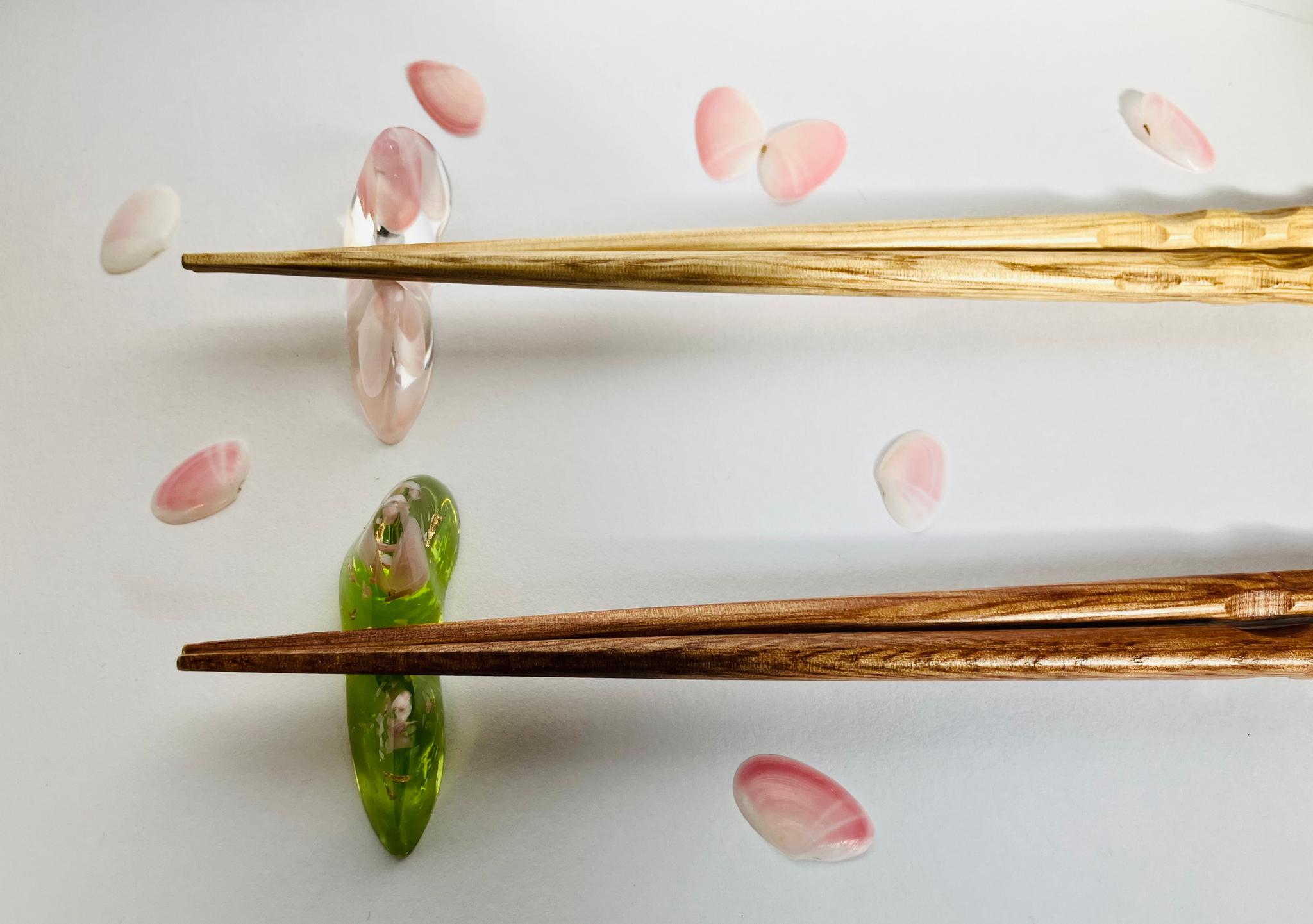 山の箸置き ペア(新緑の春) | 3枚目