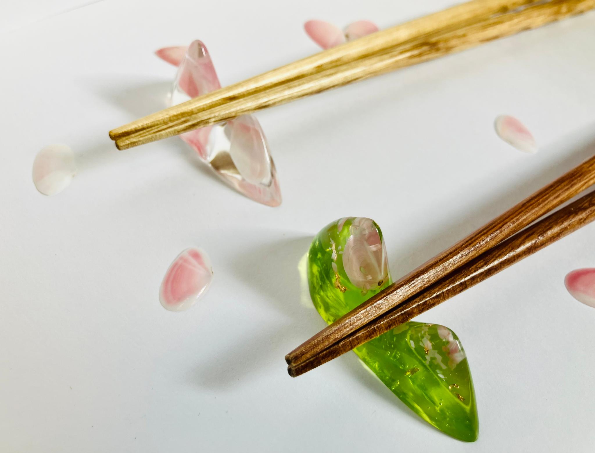 山の箸置き ペア(新緑の春) | 4枚目