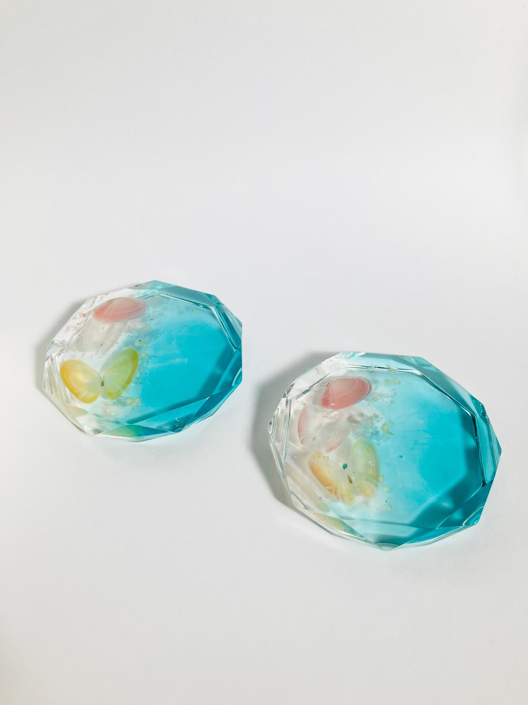 花咲く海の宝石〜マリンコースター ペア | 5枚目