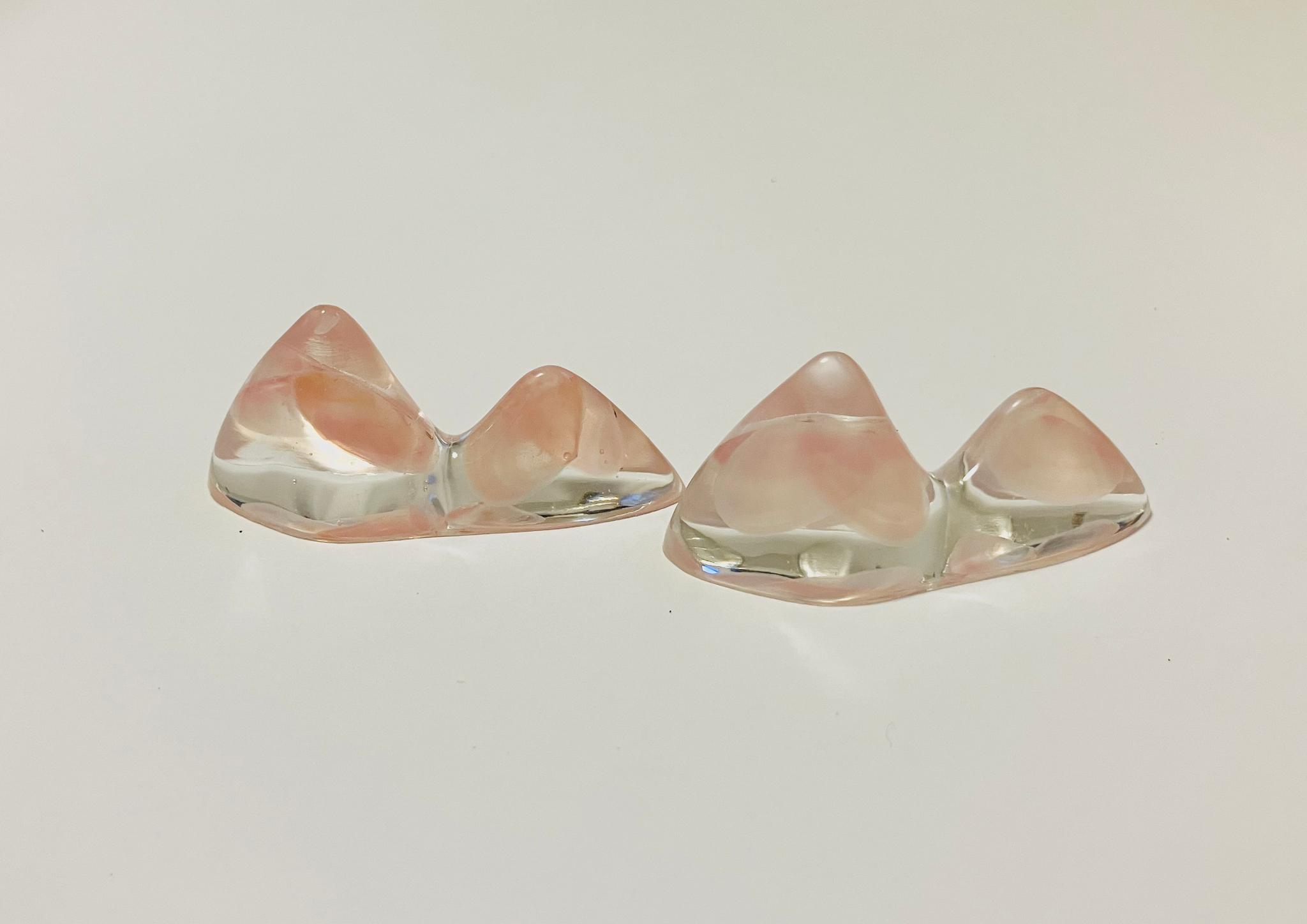 山の箸置き ペア(桜貝の春) | 2枚目