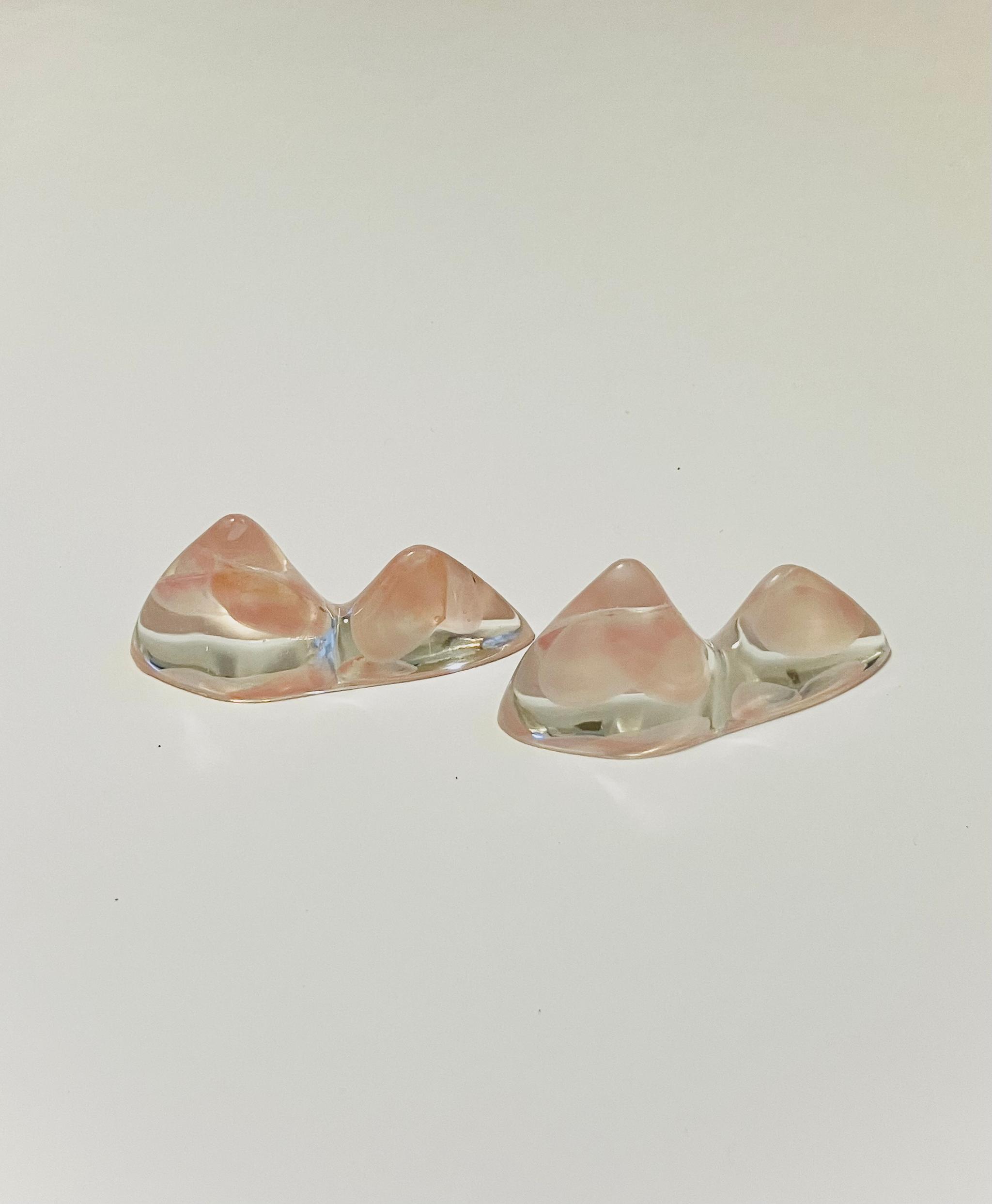 山の箸置き ペア(桜貝の春) | 6枚目